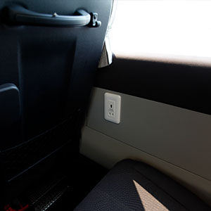 Toyota Coaster Mini bus Interior USB outlet